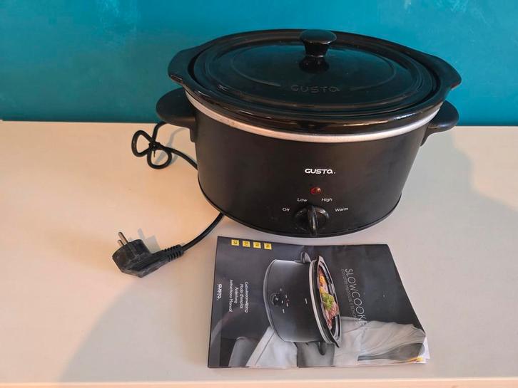 Gusta Slowcooker - Zo goed als nieuw, Witgoed en Apparatuur, Slowcookers, Zo goed als nieuw, Ophalen of Verzenden