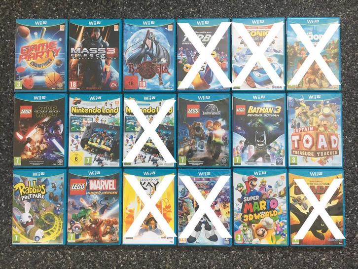 Nintendo WiiU spelletjes deel #2/2, Spelcomputers en Games, Games | Nintendo Wii U, Zo goed als nieuw, Avontuur en Actie, 3 spelers of meer