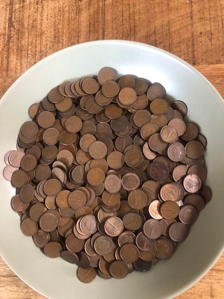 Oude Nederlandse 1 cent munten, jaren '50 tot '70, Postzegels en Munten, Ophalen of Verzenden, Koningin Juliana, 1 cent, Losse munt