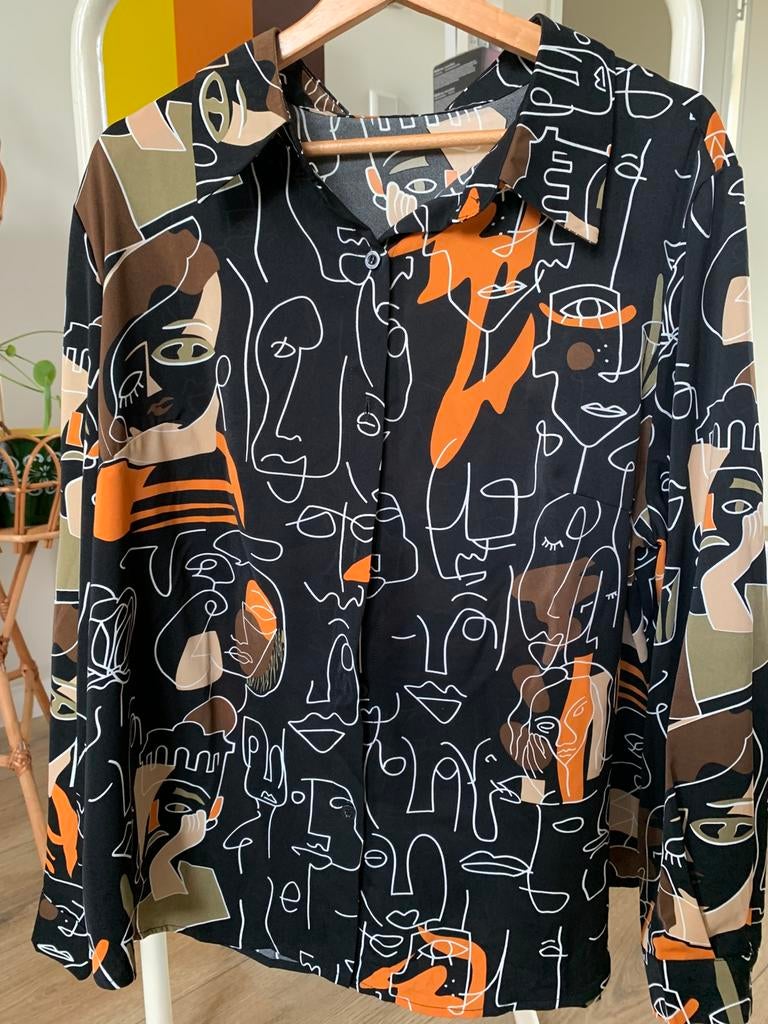 Spaanse blouse, Ophalen of Verzenden, Zo goed als nieuw, Maat 46/48 (XL) of groter