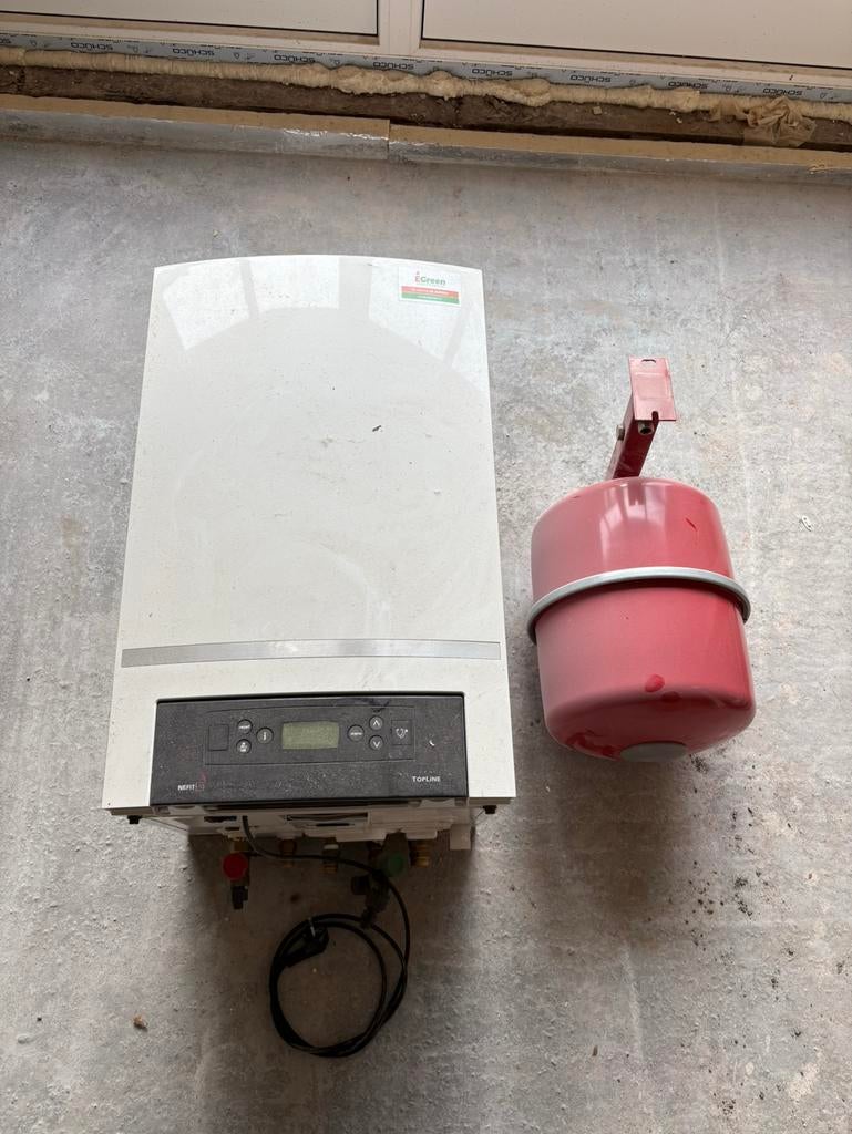 Nefit topline ketel, Ophalen, 30 tot 80 cm, Gebruikt, Hoog rendement (Hr)