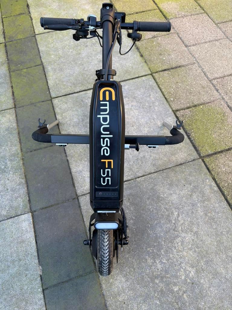Empulse F55, elektrische aankoppelbike/ handbike, Ophalen, Inklapbaar, Zo goed als nieuw, Elektrische rolstoel