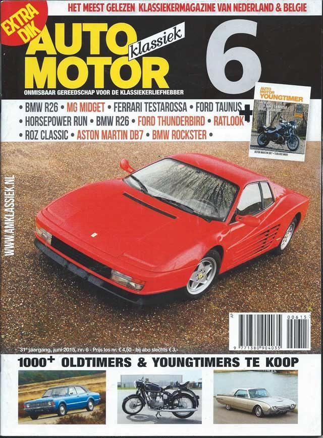 AMK 6 2015 : Ford Taunus - MG Midget - Ford Thunderbird, Boeken, Auto's | Folders en Tijdschriften, Gelezen, Algemeen, Ophalen of Verzenden