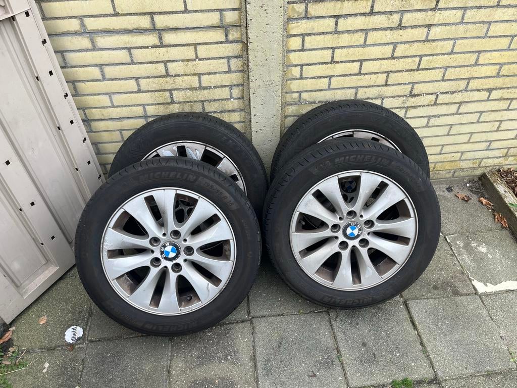 BMW 1-serie E87 velgen style 229 met banden, Auto-onderdelen, Banden en Velgen, Ophalen, Gebruikt, 16 inch, Banden en Velgen
