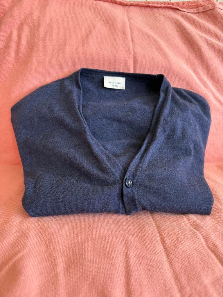 Blauw Merino Wollen Dames Vest - Maat XXL, Ophalen of Verzenden, Zo goed als nieuw, Overige maten, Blauw