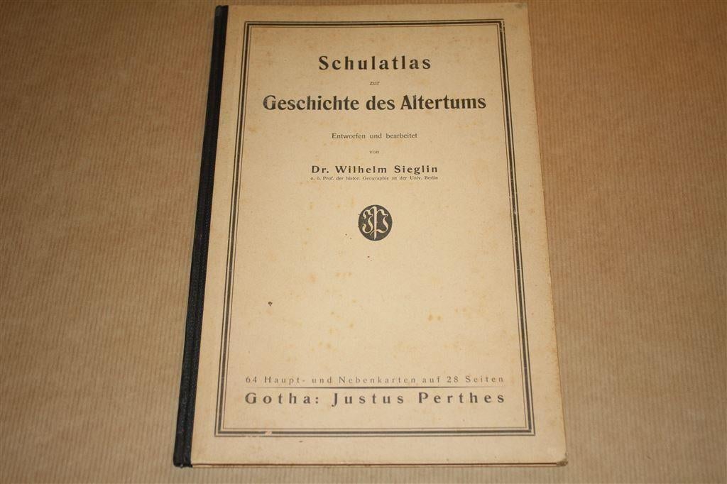 Schulatlas zur Geschichte des Altertums - Justus Perthes, Gelezen, Ophalen of Verzenden, Landkaart, 1800 tot 2000