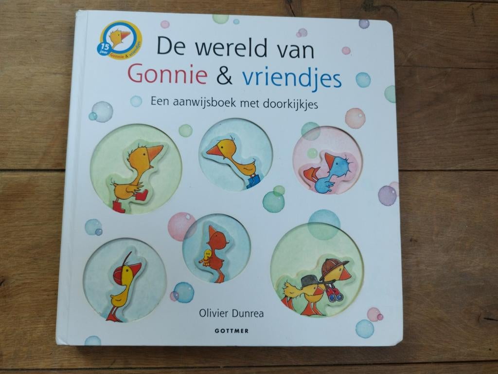 De wereld van Gonnie & vriendjes - Aanwijsboek, Boeken, Olivier Dunrea, Ophalen of Verzenden, Uitklap-, Voel- of Ontdekboek, 0 tot 6 maanden