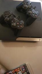 Playstation 3 met 6 spellen en 2 controllers., Ophalen, Met games, Phat, Met 2 controllers