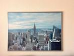 Schilderij New York Skyline met Empire State Building, Huis en Inrichting, 50 tot 75 cm, Ophalen of Verzenden, Zo goed als nieuw