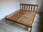 2 persoons bed 200 x 160 x 97, Ophalen, Gebruikt, Bruin, Tweepersoons