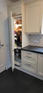 Complete keuken lengte 350 cm incl apparatuur granieten blad, Ophalen, Gebruikt, Graniet of Steen, Enkelwandige keuken