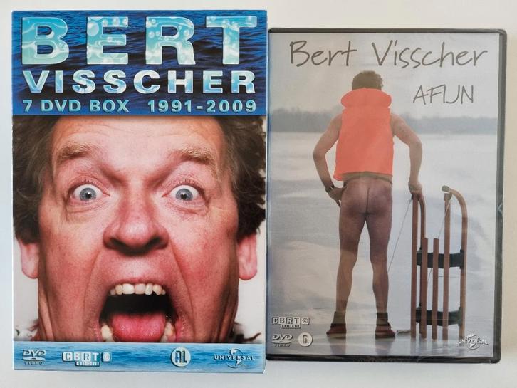 8x Bert Visscher, Cd's en Dvd's, Dvd's | Cabaret en Sketches, Zo goed als nieuw, Stand-up of Theatershow, Alle leeftijden, Ophalen of Verzenden