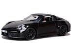 Porsche 911 (992.2) Targa 4 GTS Hybrid 2025 zwart in 1:18