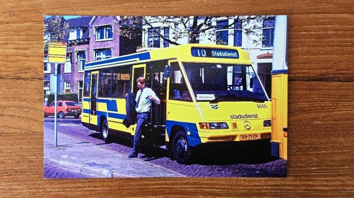 Foto BUS VAD Apeldoorn 6005, Verzamelen, Spoorwegen en Tramwegen, Gebruikt, Bus of Metro, Overige typen, Verzenden