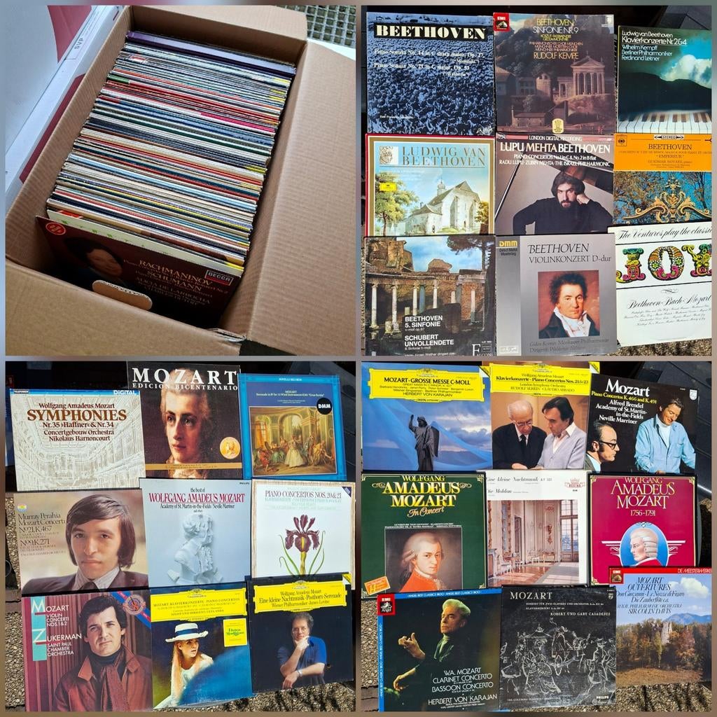 220 BUITENGEWOON MOOIE LP's met klassieke muziek., Cd's en Dvd's, Vinyl | Klassiek, Ophalen, Zo goed als nieuw, Orkest of Ballet