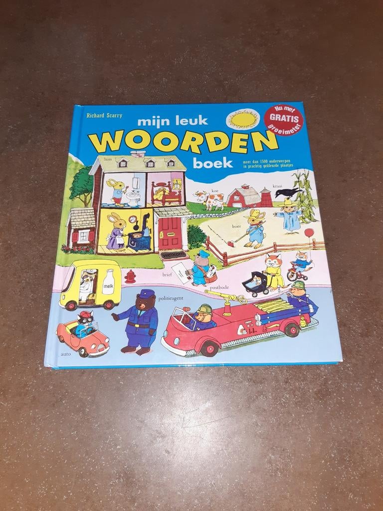 Vintage Richard Scarry mijn leuk woordenboek, Boeken, Ophalen of Verzenden, Gelezen, Fictie algemeen