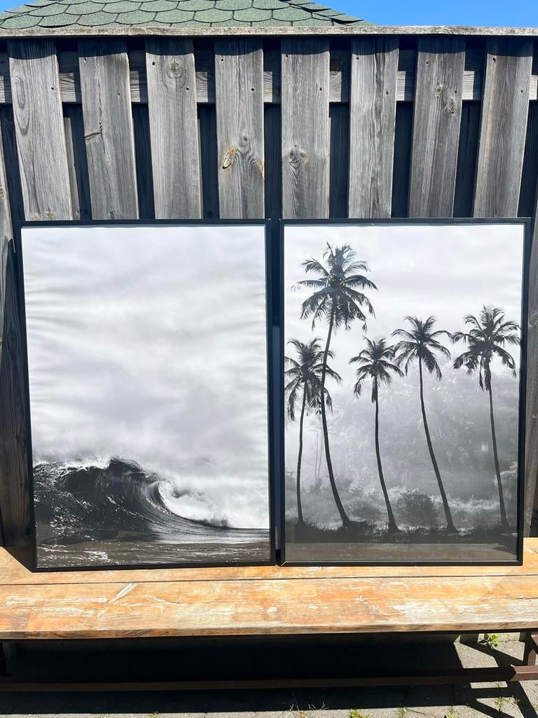 2x Ingelijste Posters (72x3x102cm), Ophalen, Met lijst, Deurposter of groter, Dier of Natuur