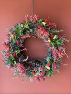 Mooie krans met zijden bloemen 45 cm, Huis en Inrichting, Ophalen, Nieuw