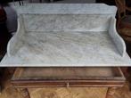 Antieke marmeren kaptafel uit Frankrijk, Huis en Inrichting, Tafels | Kaptafels, Ophalen, Overige materialen, Gebruikt, Antiek, Frans