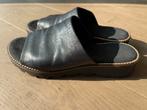 Gabor leren slippers mt 40,  6 1/2, Ophalen of Verzenden, Overige maten, Zwart
