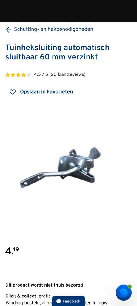 Automatische tuinhek sluiting - Nieuw!, Ophalen of Verzenden, Nieuw, Tuinhek