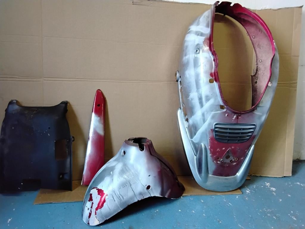 Kappen  retro / grande retro scooter onderdelen, Fietsen en Brommers, Brommeronderdelen | Scooters, Ophalen, Gebruikt, Kap, Overige merken