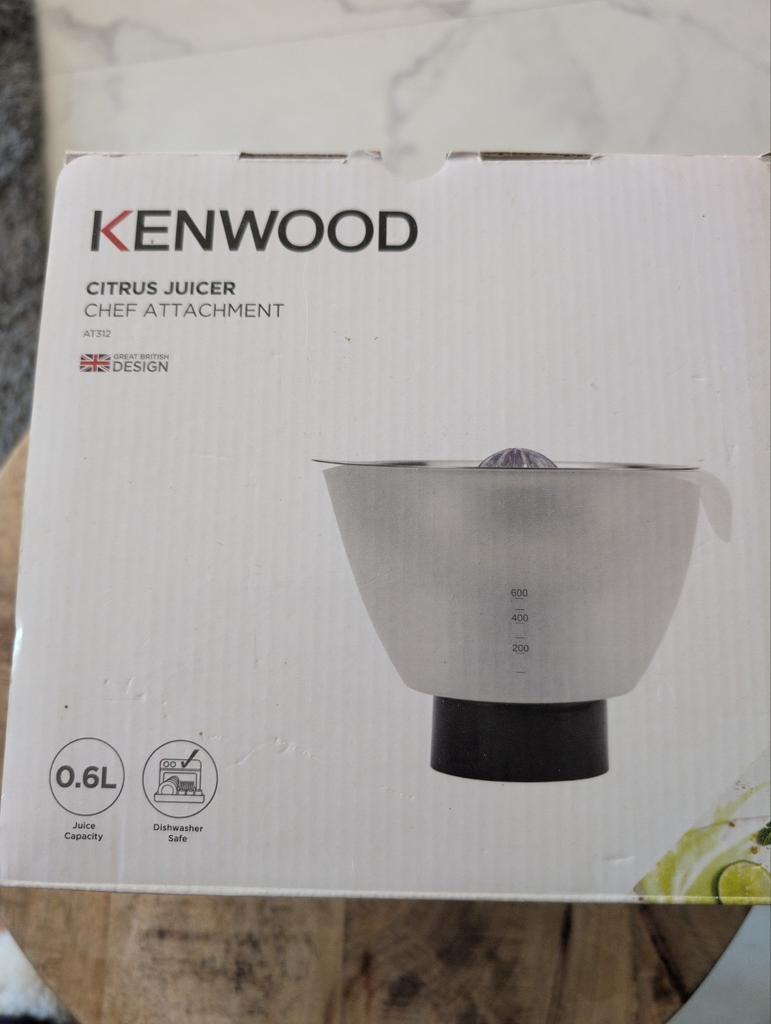Kenwood Citruspers Chef Attachment - Nieuw in doos, Ophalen, Nieuw, Vaatwasserbestendig, Minder dan 1 liter