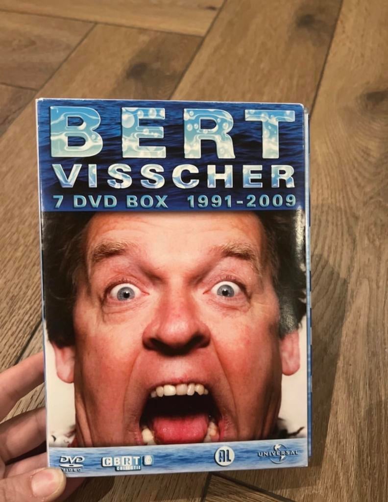 Bert Visscher 7 DVD Box 1991-2009 - Cabaretvoorstellingen, Alle leeftijden, Ophalen of Verzenden, Gebruikt, Stand-up of Theatershow