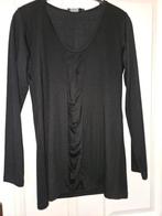 Mooie zwarte lange mouw top van Turnover maat L, Kleding | Dames, Tops, Ophalen of Verzenden, Zo goed als nieuw, Zwart, Lange mouw