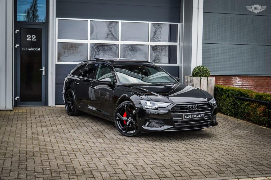 Audi A6 Avant 45 TDI|QUATTRO|SPORT|PROLINE|PANO|TREKHAAK|LED, Automaat, Gebruikt, Zwart, Diesel