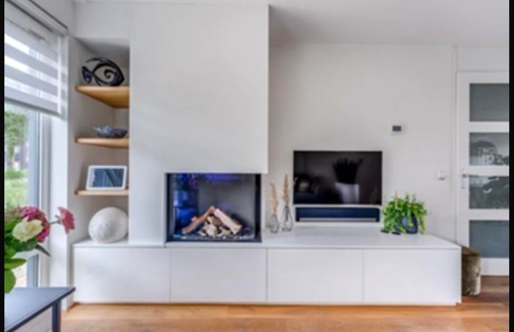 DRU Maestro 80/2 RCH Gashaard Hoek – Compleet – Gedemonteerd, Huis en Inrichting, Haarden, Ophalen, Zo goed als nieuw, Inbouwhaard