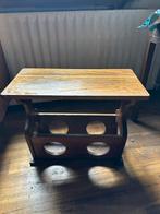 Nostalgische Vintage Eiken Houten Krantenbak Tijdschriftenre, Ophalen of Verzenden, Gebruikt
