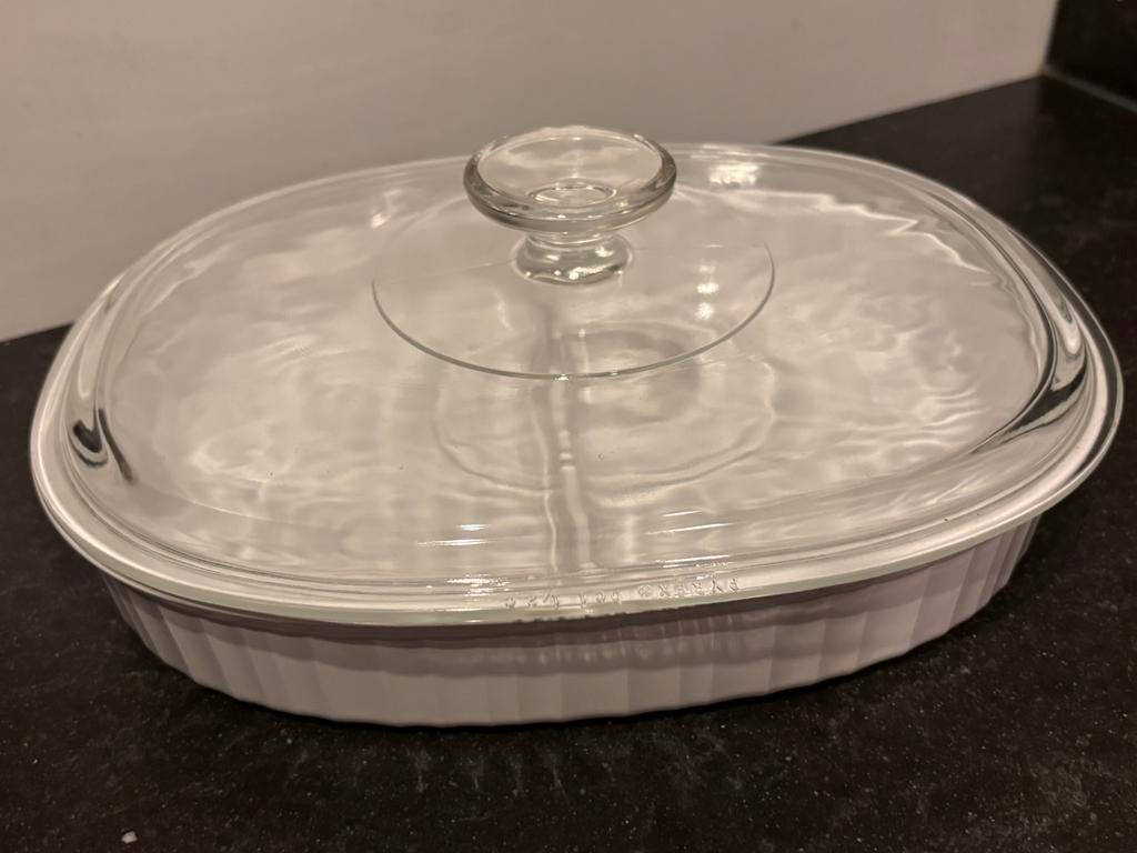 Corning ware divided ovenschaal, Ophalen of Verzenden, Overige stijlen, Glas, Schaal of Schalen