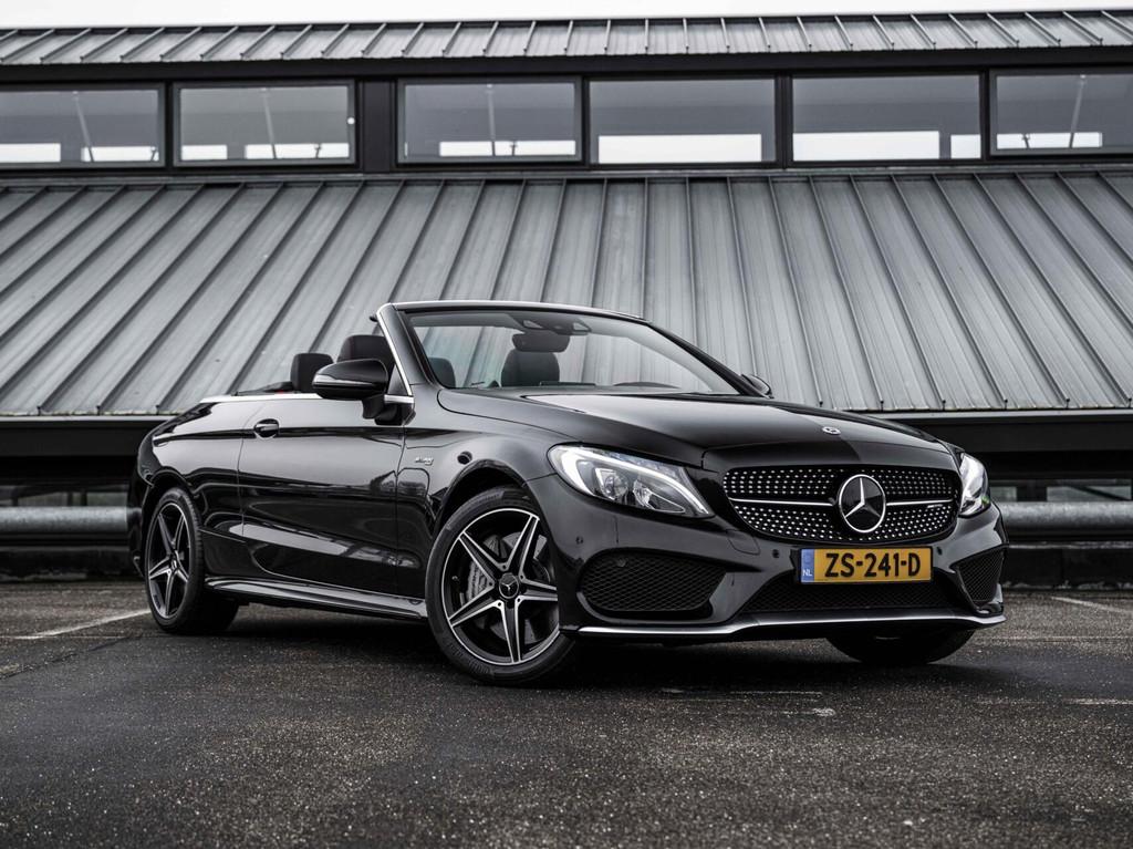 Mercedes C-klasse Cabrio C43 AMG 367PK Speedshift 4MATIC Bur, Gebruikt, 1770 kg, 4 stoelen, Bedrijf