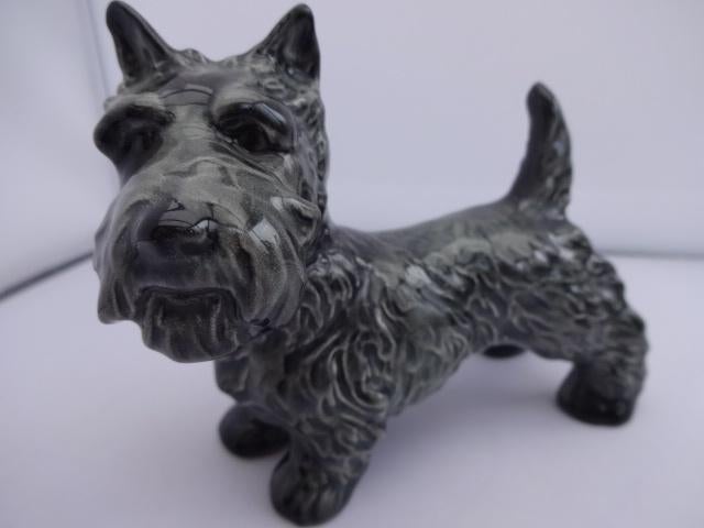 Schotse Terrier Grijs Porseleinen hond van Goebel, Ophalen of Verzenden, Zo goed als nieuw, Dier