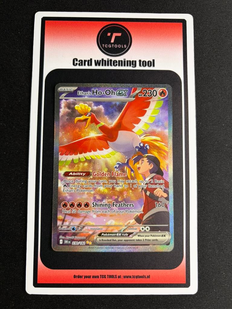 Ethan’s Ho-Oh 230 SIR Pokemon Destined Rivals, Ophalen of Verzenden, Zo goed als nieuw