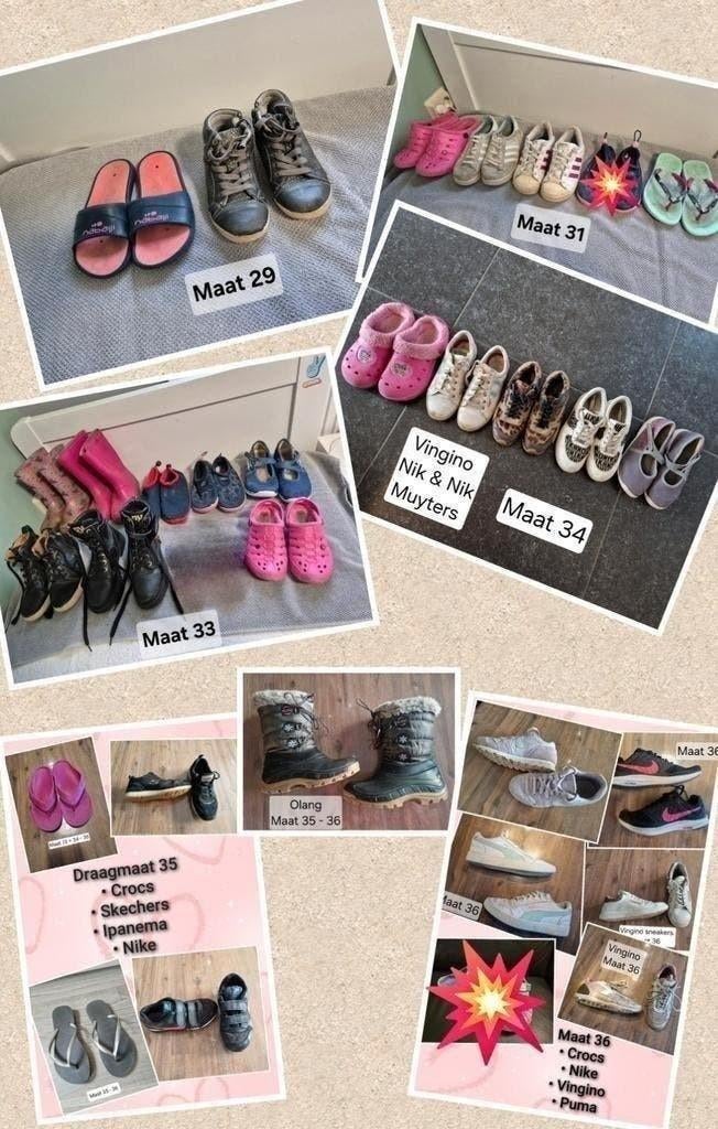 Meisjes schoenen maat 29, 31, 33, 34 & 35, Ophalen of Verzenden, Zo goed als nieuw, Meisje