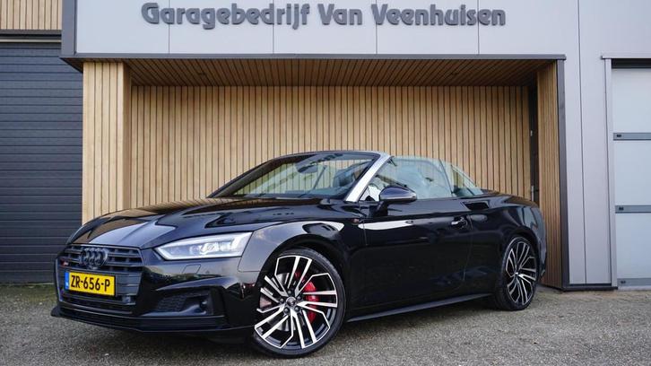 Audi S5 Cabriolet 3.0 TFSI 354pk Quattro *Black Optik* RS-Se, Auto's, Audi, Bedrijf, Te koop, S5, 360° camera, 4x4, ABS, Achteruitrijcamera