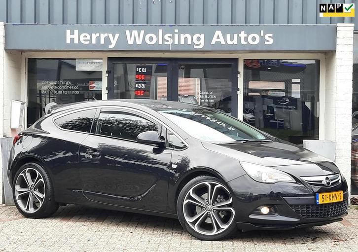 Opel Astra GTC 1.4 Turbo Sport 140 PK Leder Navi Pdc, Auto's, Opel, Bedrijf, Te koop, Astra, ABS, Airbags, Airconditioning, Bluetooth