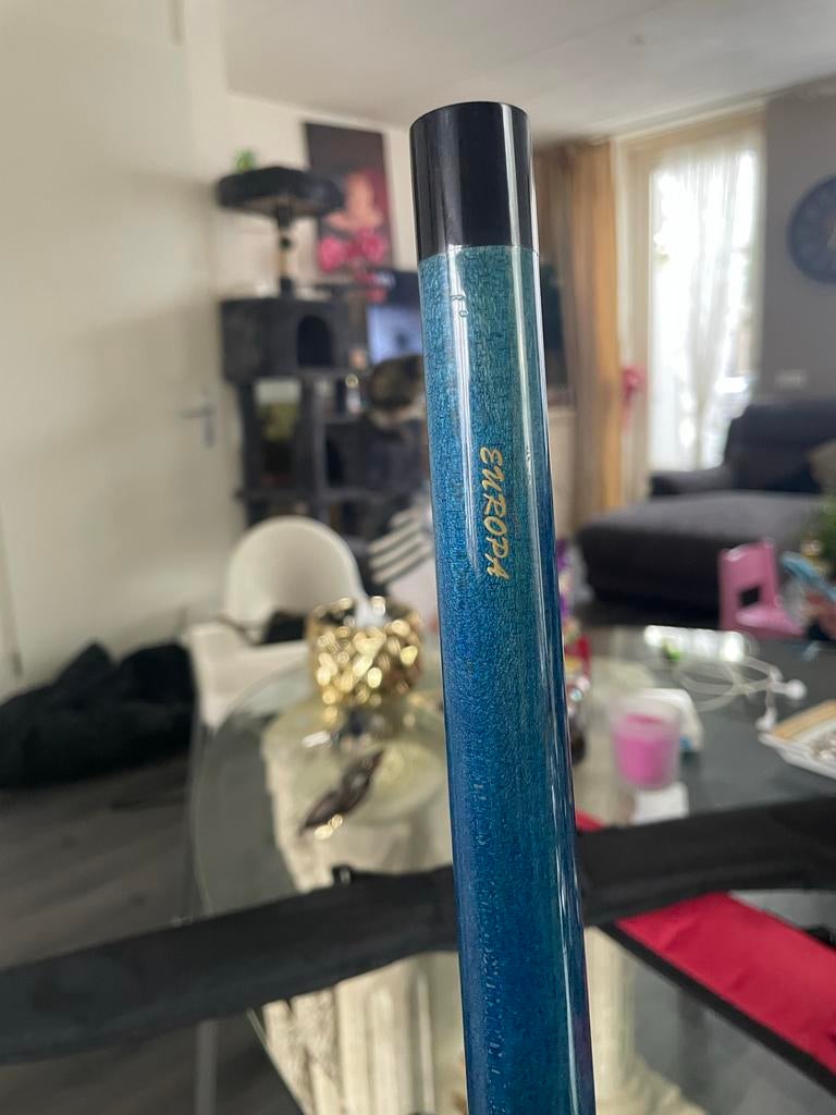 Pool biljart stokken - Diverse keuen met tas, Ophalen of Verzenden, Gebruikt, Keu of Ballen