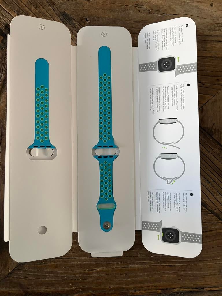 Apple watch bandje, Ophalen of Verzenden, Zo goed als nieuw, Blauw, IOS
