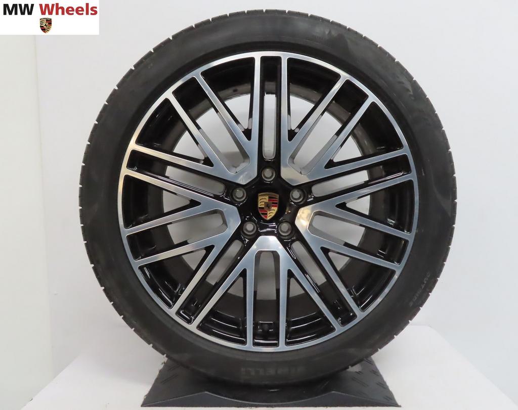 Porsche Cayenne Coupe Turbo V 22 inch velgen zomerbanden, Gebruikt, -, 285 mm, -