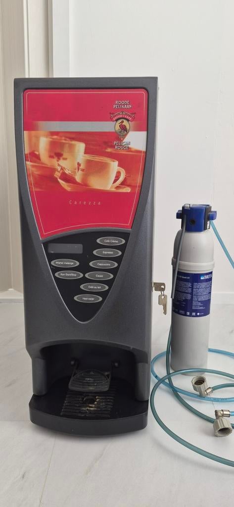 Café Bar International Pelikan Rouge Carezza koffiemachine, 10 kopjes of meer, Ophalen of Verzenden, Koffiemachine