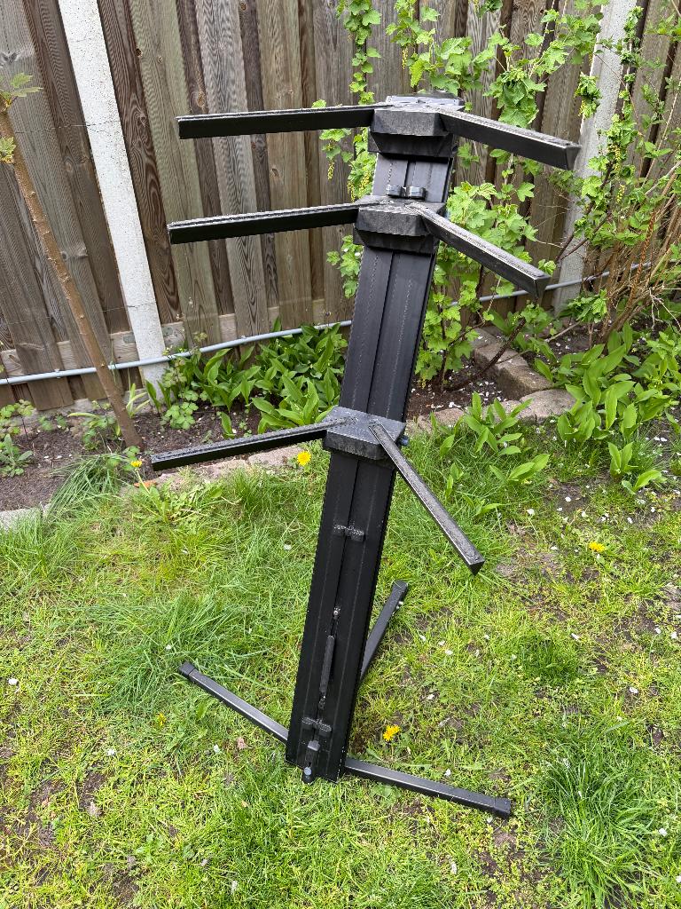 QUIKLOK QL642 Performer Keyboardstandaard - Dubbele X, 2 Niveaus
