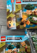 Lego minecraft 21165 de bijenhouderij, Ophalen of Verzenden, Gebruikt, Complete set, Lego