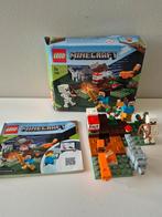 Lego 21162 Minecraft compleet met doos en boekje, Kinderen en Baby's, Speelgoed | Duplo en Lego, Ophalen of Verzenden, Gebruikt