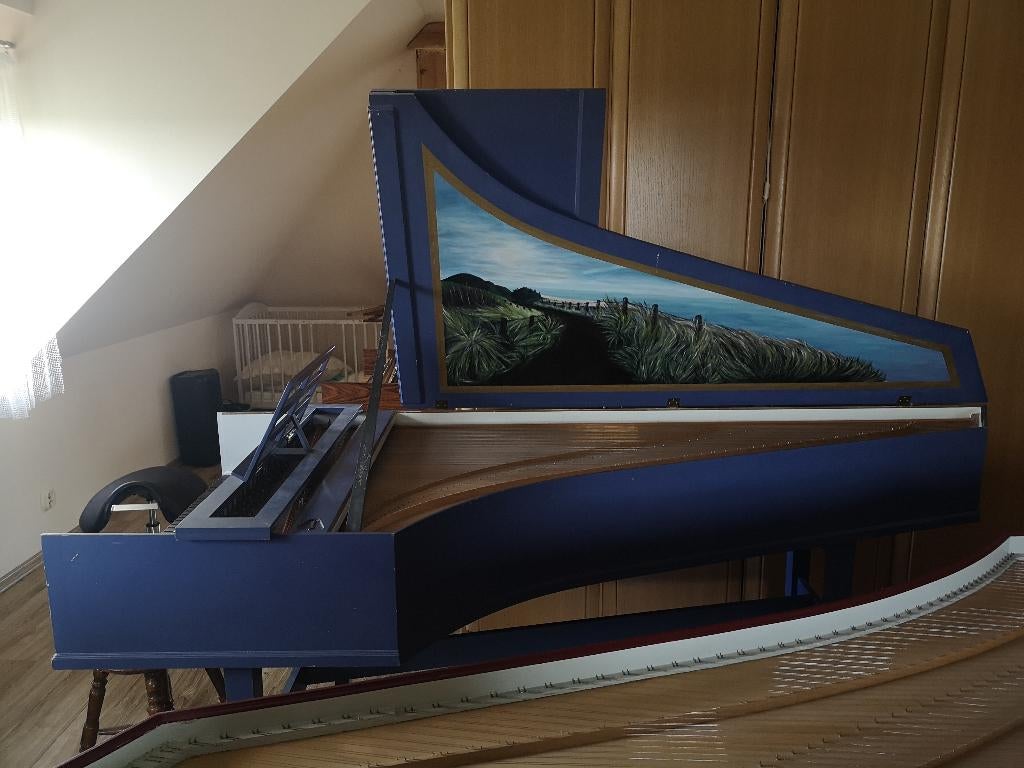 Klavecimbel Frans, Ophalen of Verzenden, Gebruikt