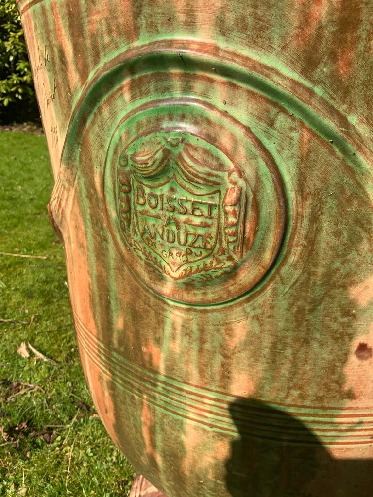 Grote anduze pot”Boisset”, Ophalen, Rond, Aardewerk, Minder dan 25 cm