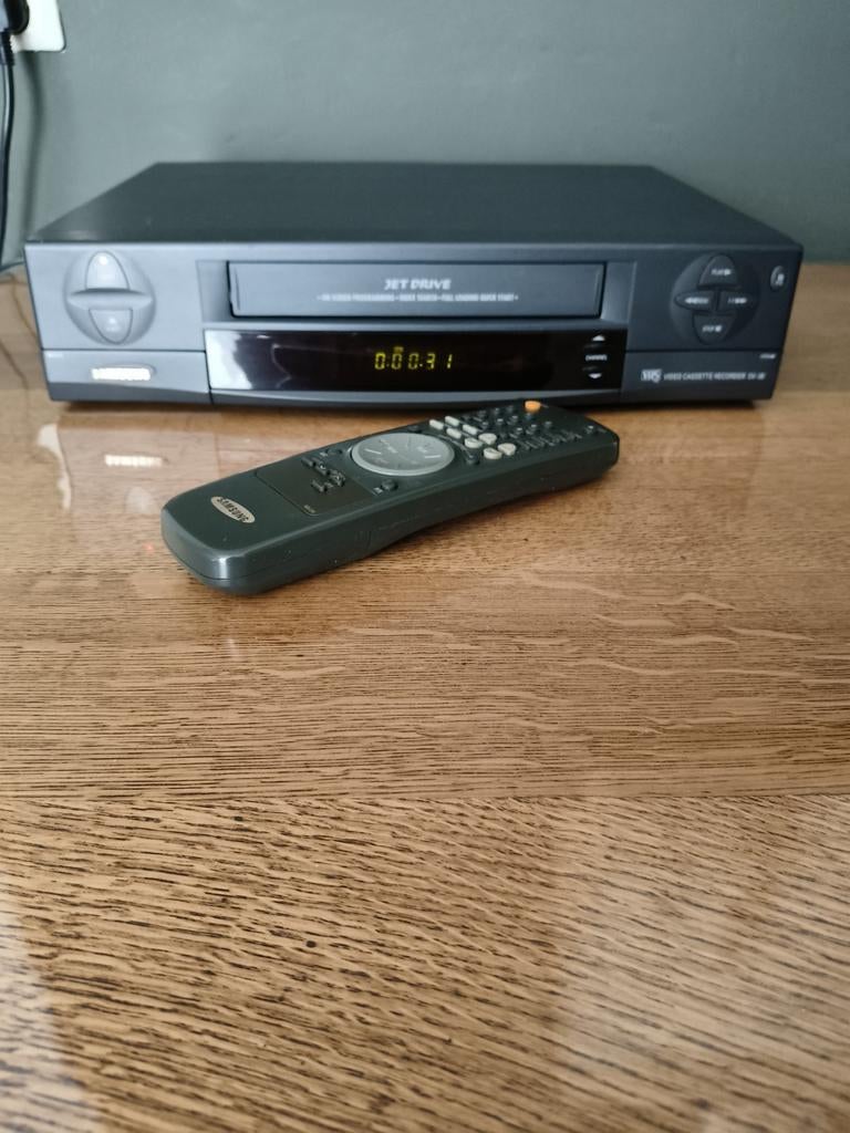 Samsung  SV-30 VHS videorecorder met afstandsbediening, Audio, Tv en Foto, Videospelers, Ophalen