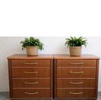 Complete slaapkamer meubel set notenhout, Ophalen, Zo goed als nieuw, Tweepersoons